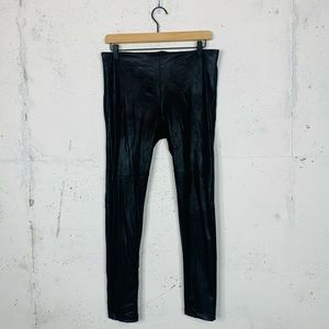 Drew For Anthropologie Faux Leather Leggings Size 8